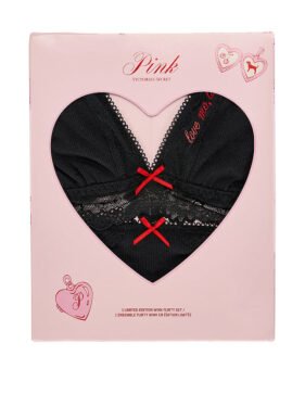PINK Flirty Wink Set (Black)